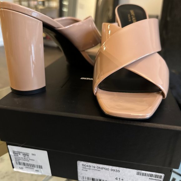 Saint Laurent LOU LOU Mule Sandals - Picture 6 of 6